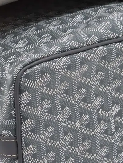 Pre-owned Goyard 2000-2025 Ine Capetien Mm Messenger Bag Crossbody Bag In Gray