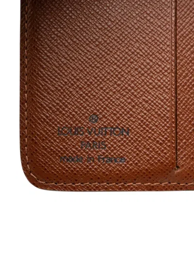 Pre-owned Louis Vuitton 2005 Monogram Bifold Compact Wallet Small Wallets In Brown