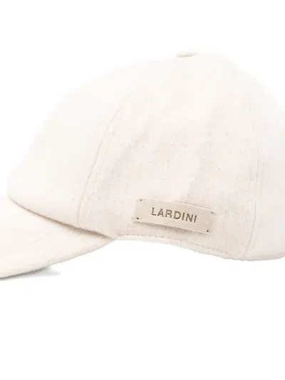 Lardini Baseball Cap Curved Brim In Neutral
