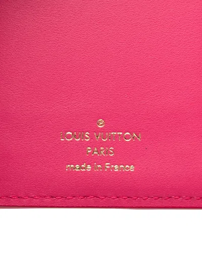 Pre-owned Louis Vuitton 2021-2025 Nanogram Victorine Wallet Small Wallets In Pink