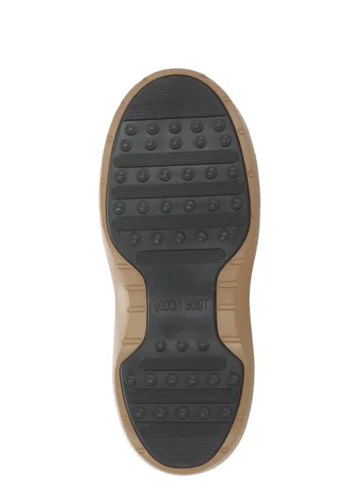 Moon Boot Shearling And Suede Winter Boots In Brown