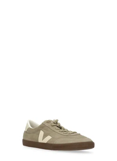Veja Panenka Sneakers In Taupe Suede In Multi