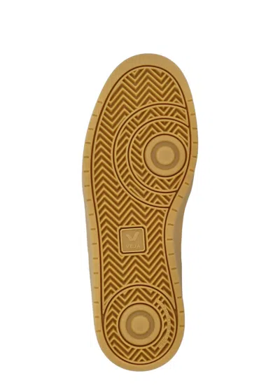 Veja V-90 Water Repellent Suede Sneaker In Black