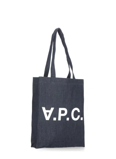 Apc A.p.c. Tote Laure In Blue