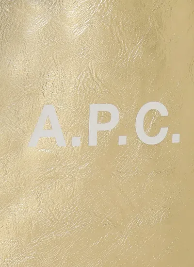Apc A.p.c. Ninon Shopper Bag - Synthetic - Gold In Gold