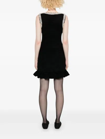 Sandro Midikleid Mit Perlen In Black