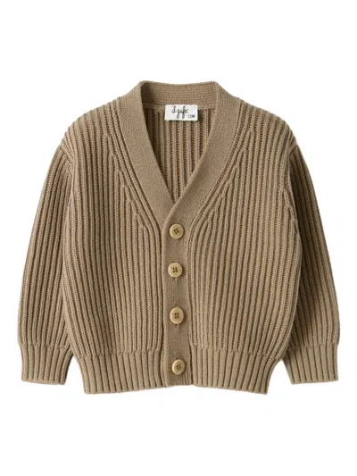 Il Gufo Klassischer Cardigan In Brown