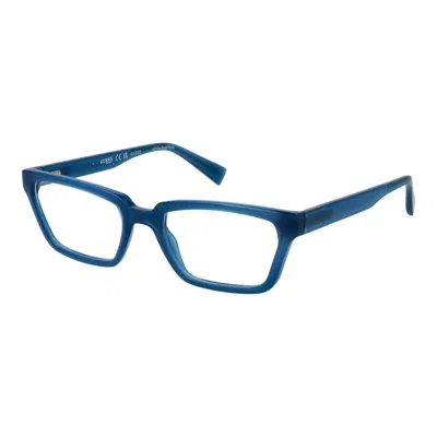 Guess Blue Unisex Glasses Frame In Blue