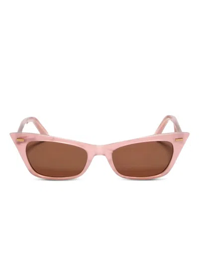 Valentino Garavani Eyewear Vls-176 Cat-eye Sunglasses In Pink