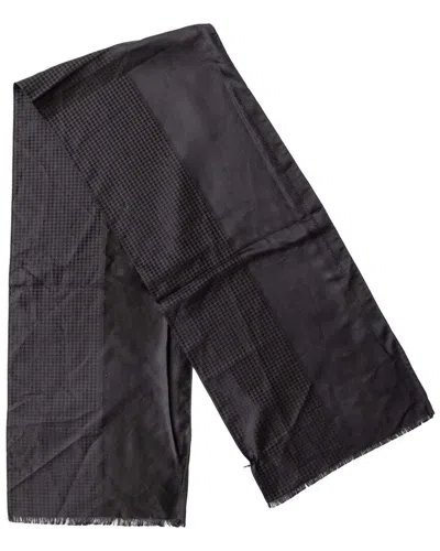 Pre-owned Dior Duo Pattern Scarf - '20s (authentic Pre-loved) In Brown