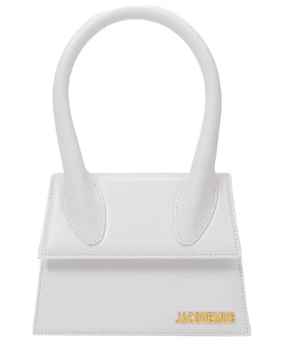 Jacquemus Women's Le Chiquito Moyen Leather Bag In White