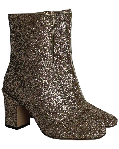 Dior Women's Leather D-circus Glitter Bootie (authentic Pre-loved)