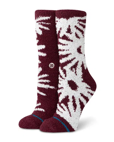 Stance Daisies Cozy Crew Socks In Purple