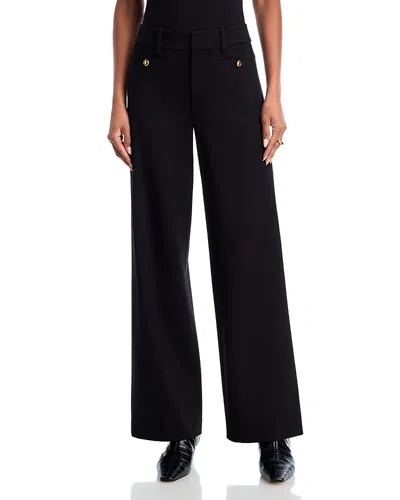 Frame The Slim Palazzo Pants In Black