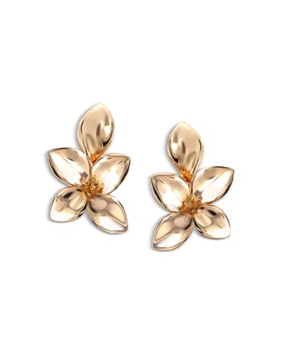Pasquale Bruni 18k Rose Gold Giardini Segreti Flower Statement Earrings In Gold