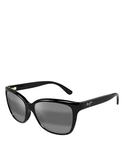Maui Jim Starfish Cat Eye Sunglasses, 56mm In Black