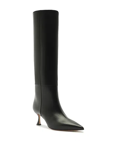 Alexandre Birman Brena Pointed Toe Knee High Boot In Multi