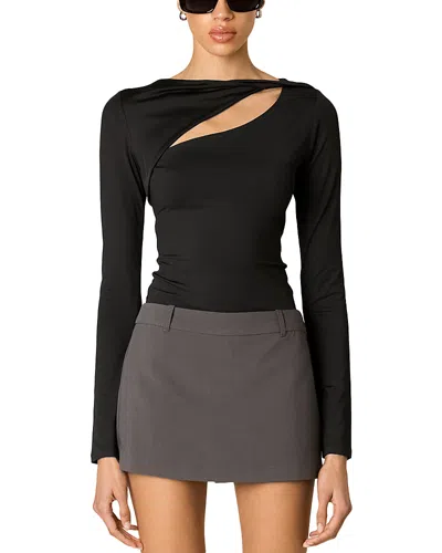 Nia San Vicente Top In Black