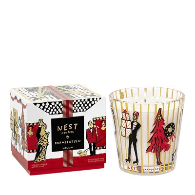 Nest New York X Drawbertson Holiday 3-wick Candle - Exclusive In Multi