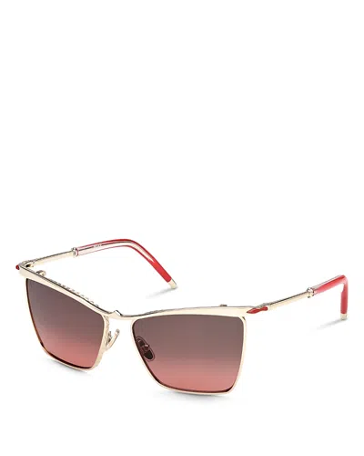 Christian Louboutin Square Sunglasses, 56mm In Multi