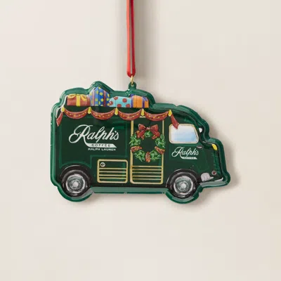 Ralph Lauren Ralph's Coffee Holiday Truck Ornament In Green