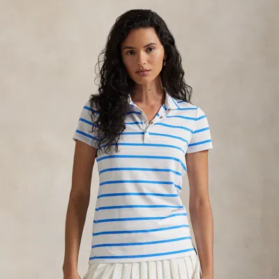 Polo Ralph Lauren Ralph Lauren Tailored Fit Stretch Jersey Polo Shirt In Blue