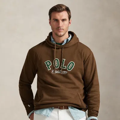 Polo Ralph Lauren Ralph Lauren The Rl Fleece Western-logo Hoodie In Brown