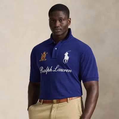 Polo Ralph Lauren Ralph Lauren Big Pony 20th Anniversary Crest Polo In Blue