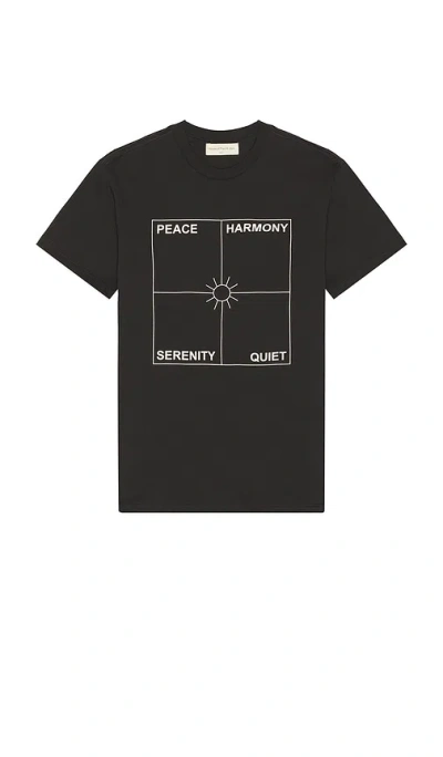 Museum Of Peace And Quiet Four Corners T-shirt In Black