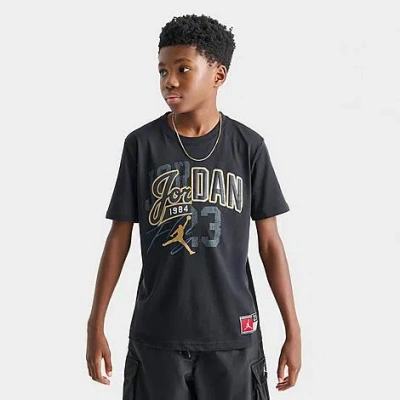 Jordan Big Kids Varsity Split T-shirt In Black