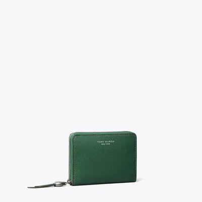 Tory Burch Medium Romy Wallet In Green