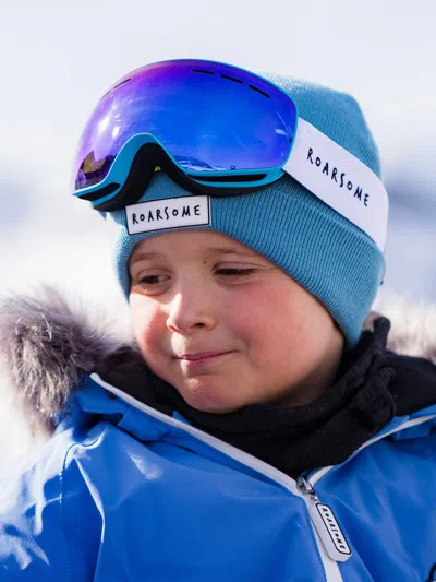 Roarsome Kids Ski Goggles In Blue