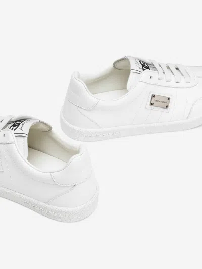 Dolce & Gabbana Dg Original Calfskin Sneakers In White