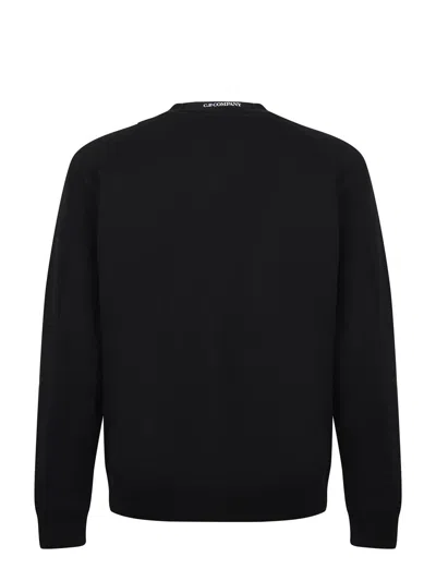 C.p. Company Cotton Sweatshirt In Black
