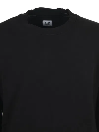 C.p. Company Cotton Sweatshirt In Black