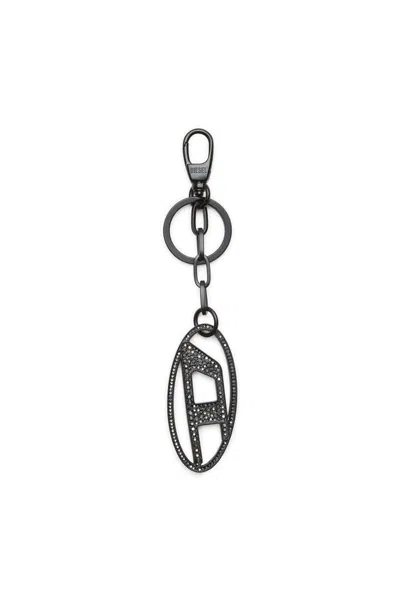 Diesel Chain Link Wallet Keyring Attachment In Black