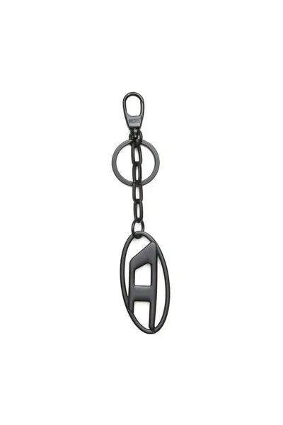 Diesel Chain Link Wallet Keyring Attachment In Black