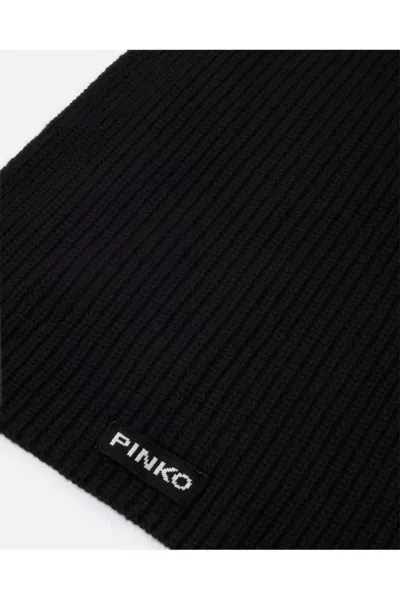 Pinko Slovenia Sciarpa Half English In Black