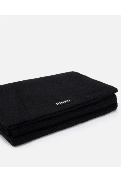 Pinko Slovenia Sciarpa Half English In Black