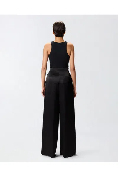 Pinko Fitted Sleeveless Top Featuring Stud Embellishments In Black