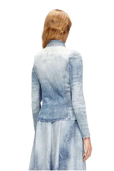 Diesel Buttoned Shirt In Blue