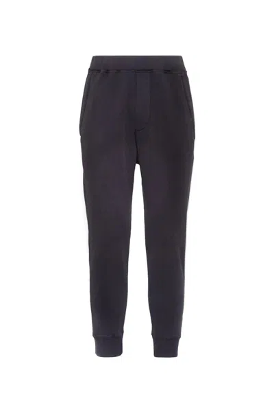 Dsquared2 Comfortable Trousers Featuring Elastic Waistband In Black