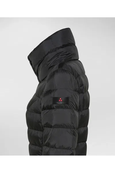 Peuterey Flagstaff Mqn 03 Funnel-neck Quilted Jacket In Black