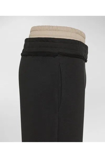 Peuterey Classic Tailored Trousers With Straight Leg Cut In Black