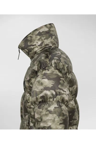 Peuterey Dark Green Puffer Jacket In Green