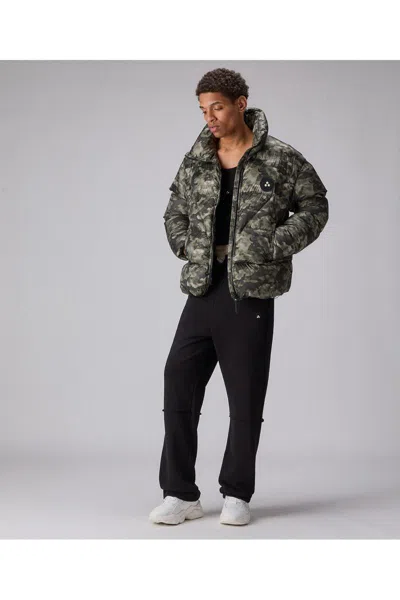 Peuterey Dark Green Puffer Jacket In Green