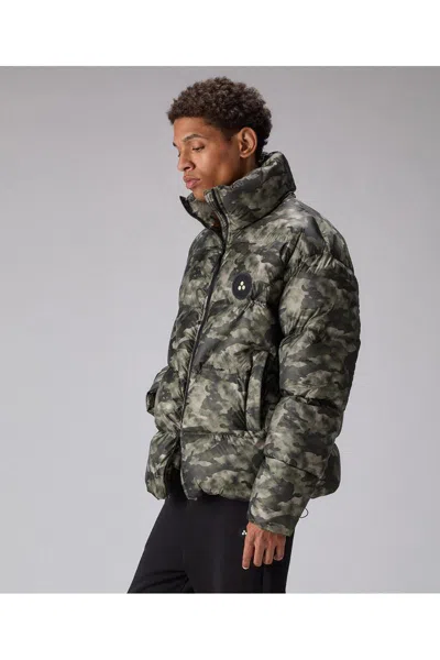 Peuterey Dark Green Puffer Jacket In Green