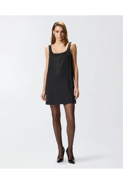 Pinko Black Aroa Dress In Black