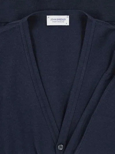 John Smedley Petworth Cardigan In Blue