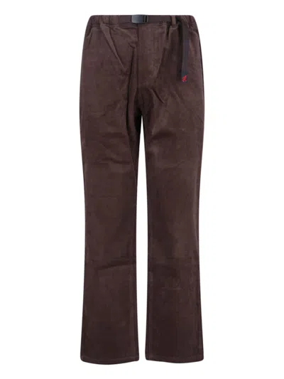 Gramicci Velvet Pants In Brown